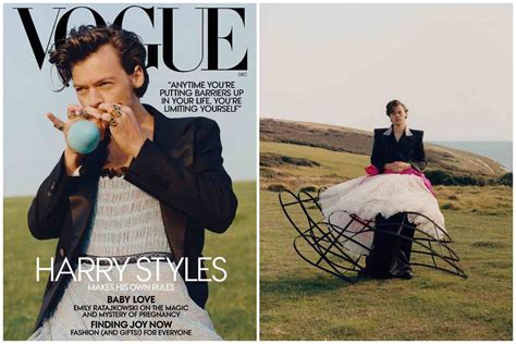 harry styles gucci dress vogue cover|Harry Styles Gucci wardrobe.